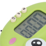 Cartoon Digital Timer ABS Portable Lightweight Simple To Use Cute Cartoon Timer for Kitchen Cooking Green Frog