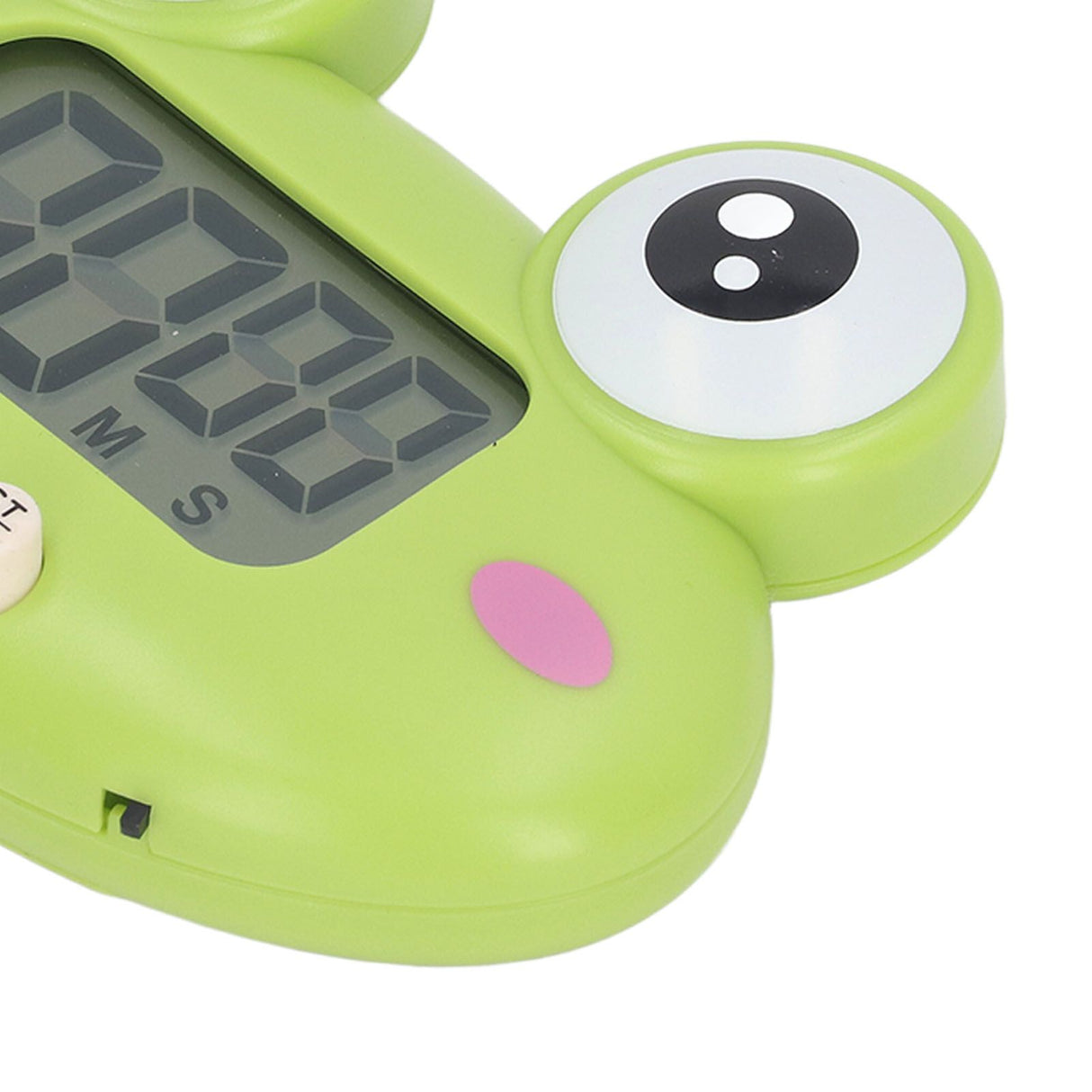Cartoon Digital Timer ABS Portable Lightweight Simple To Use Cute Cartoon Timer for Kitchen Cooking Green Frog