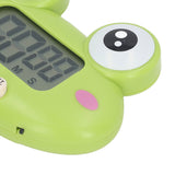 Cartoon Digital Timer ABS Portable Lightweight Simple To Use Cute Cartoon Timer for Kitchen Cooking Green Frog