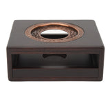 Bamboo Teapot Warmer Rapid Heating Traditional Save Energy Bamboo Tea Warmer Base for Teaware Accessories