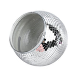 Disco Ball Ice Bucket Plastic Large Capacity Party Drink Bucket for Beer Cocktail Wine Silver
