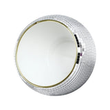 Ball Ice Bucket Plastic Beverage Tub Mirror Party Decor Bucket for Wine Cold Drinks Milky White Gold Edges