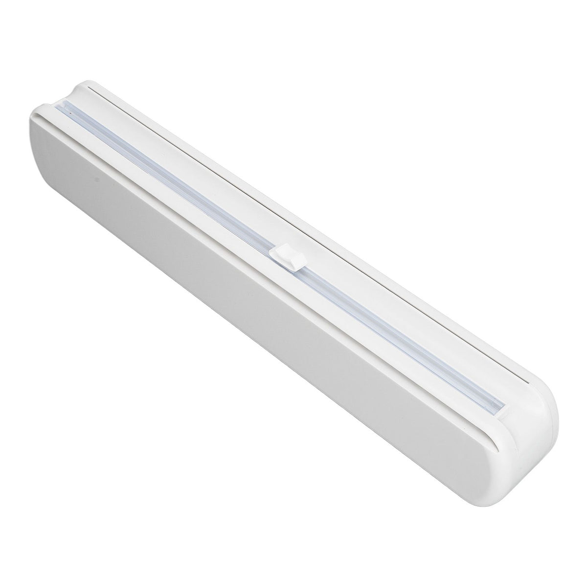 Plastic Wrap Dispenser with Slide Cutter Smooth Cutting Adjustable Reusable Cling Film Dispenser for Tin Foil S 37x6.5cm