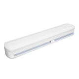 Plastic Wrap Dispenser with Slide Cutter Smooth Cutting Adjustable Reusable Cling Film Dispenser for Tin Foil S 37x6.5cm - 45-Degree Angle