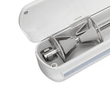 Plastic Wrap Dispenser with Slide Cutter Smooth Cutting Adjustable Reusable Cling Film Dispenser for Tin Foil S 37x6.5cm - Extra Image