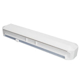 Plastic Wrap Dispenser with Slide Cutter Smooth Cutting Adjustable Reusable Cling Film Dispenser for Tin Foil M 38.5x7.5cm