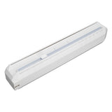Plastic Wrap Dispenser with Slide Cutter Smooth Cutting Adjustable Reusable Cling Film Dispenser for Tin Foil M 38.5x7.5cm