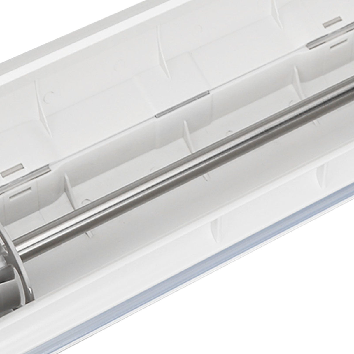 Plastic Wrap Dispenser with Slide Cutter Smooth Cutting Adjustable Reusable Cling Film Dispenser for Tin Foil M 38.5x7.5cm