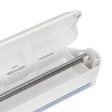 Plastic Wrap Dispenser with Slide Cutter Smooth Cutting Adjustable Reusable Cling Film Dispenser for Tin Foil M 38.5x7.5cm - Extra Image