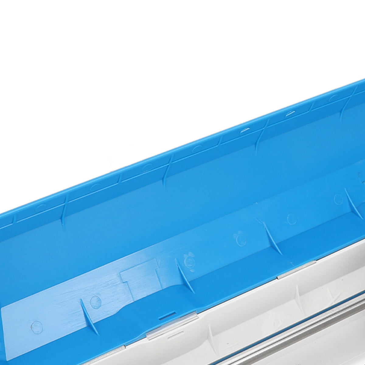 Plastic Wrap Dispenser with Slide Cutter Smooth Cutting Adjustable Reusable Cling Film Dispenser for Tin Foil L 38x9.8cm
