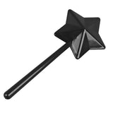 Salt and Pepper Shaker Wand Plastic Cute Practical Pentagram Shape Salt Dispenser Black