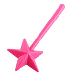 Salt and Pepper Shaker Wand Plastic Cute Practical Pentagram Shape Salt Dispenser Pink - 45-Degree Angle