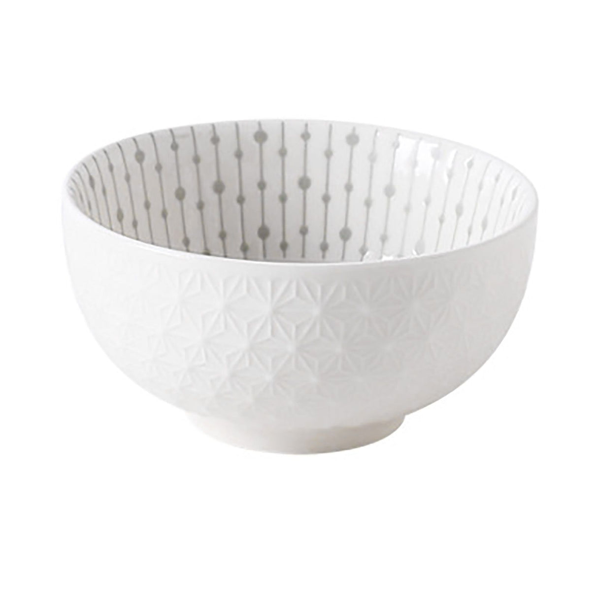 Soup Bowl 4.5in Small Bowl Ceramic Embossment Underglaze Color Minimalist Easy Clean Serving Bowl for Kitchen Home