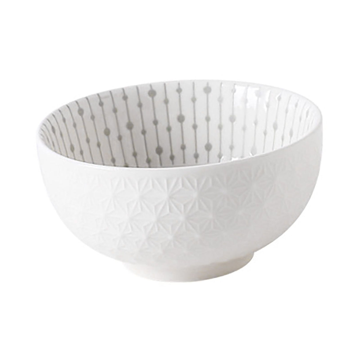 Soup Bowl 4.5in Small Bowl Ceramic Embossment Underglaze Color Minimalist Easy Clean Serving Bowl for Kitchen Home