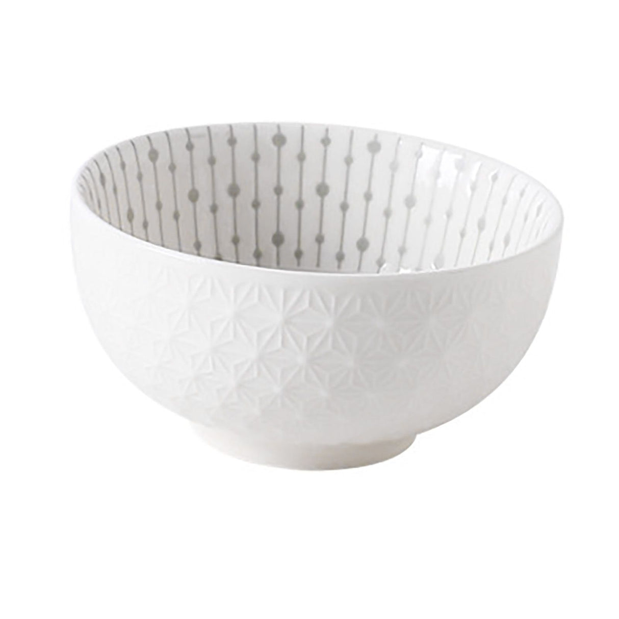 Soup Bowl 4.5in Small Bowl Ceramic Embossment Underglaze Color Minimalist Easy Clean Serving Bowl for Kitchen Home