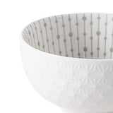 Soup Bowl 4.5in Small Bowl Ceramic Embossment Underglaze Color Minimalist Easy Clean Serving Bowl for Kitchen Home