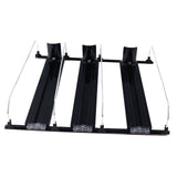 38cm Drink Organizer for Fridge Automatic Pusher Glide 12oz 16oz 20oz Soda Dispenser for Fridge Width Adjustable E Shaped 38cm Black