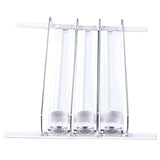 38cm Drink Organizer for Fridge Automatic Pusher Glide 12oz 16oz 20oz Soda Dispenser for Fridge Width Adjustable E Shaped 38cm White