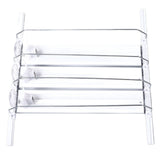 38cm Drink Organizer for Fridge Automatic Pusher Glide 12oz 16oz 20oz Soda Dispenser for Fridge Width Adjustable E Shaped 38cm White - Extra Image