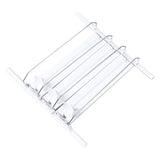 38cm Drink Organizer for Fridge Automatic Pusher Glide 12oz 16oz 20oz Soda Dispenser for Fridge Width Adjustable E Shaped 38cm White - Extra Image