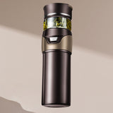 Tea Bottle with Infuser Tea Tumbler Stainless Steel Double Layer Insulated Cup for Men Daily Office Home Brown