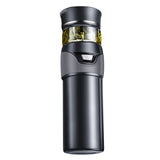 Tea Bottle with Infuser Tea Tumbler Stainless Steel Double Layer Insulated Cup for Men Daily Office Home Grey - Side View