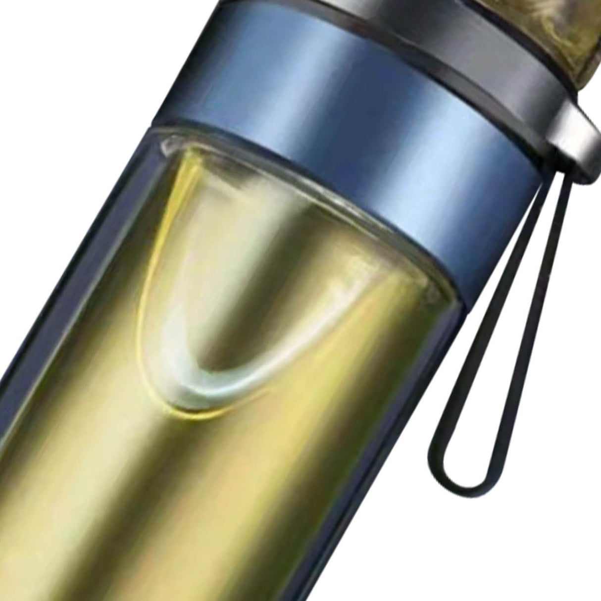Glass Transparent Tea Bottle Portable Tea Water Bottle Tea and Water Separation Bottle Blue