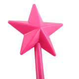 3Pcs Magical Salt Pepper Shakers Star Shaped Magic Wand Salt Pepper Shakers Magic Stick Refillable Seasonings Spices Dispenser Pink Black White