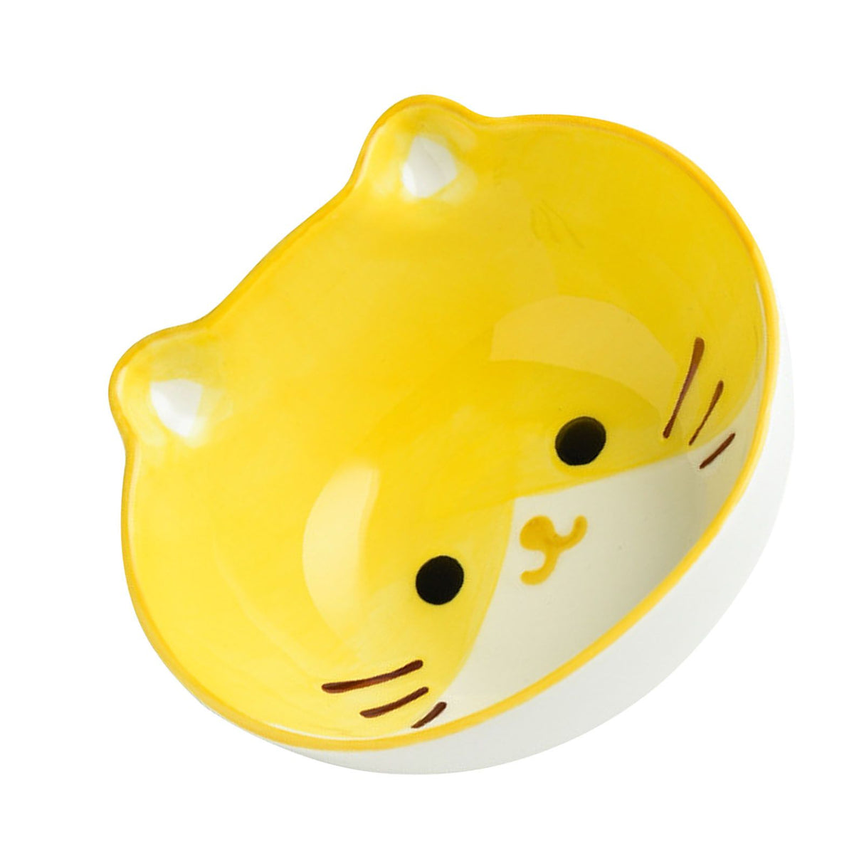 Kids Bowl Ceramic Cute Cartoon Animal Shape Rice Bowls Reusable Dinner Tableware for Serving Soup Cereal Pasta Ice Cream Cat
