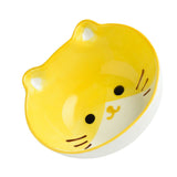 Kids Bowl Ceramic Cute Cartoon Animal Shape Rice Bowls Reusable Dinner Tableware for Serving Soup Cereal Pasta Ice Cream Cat