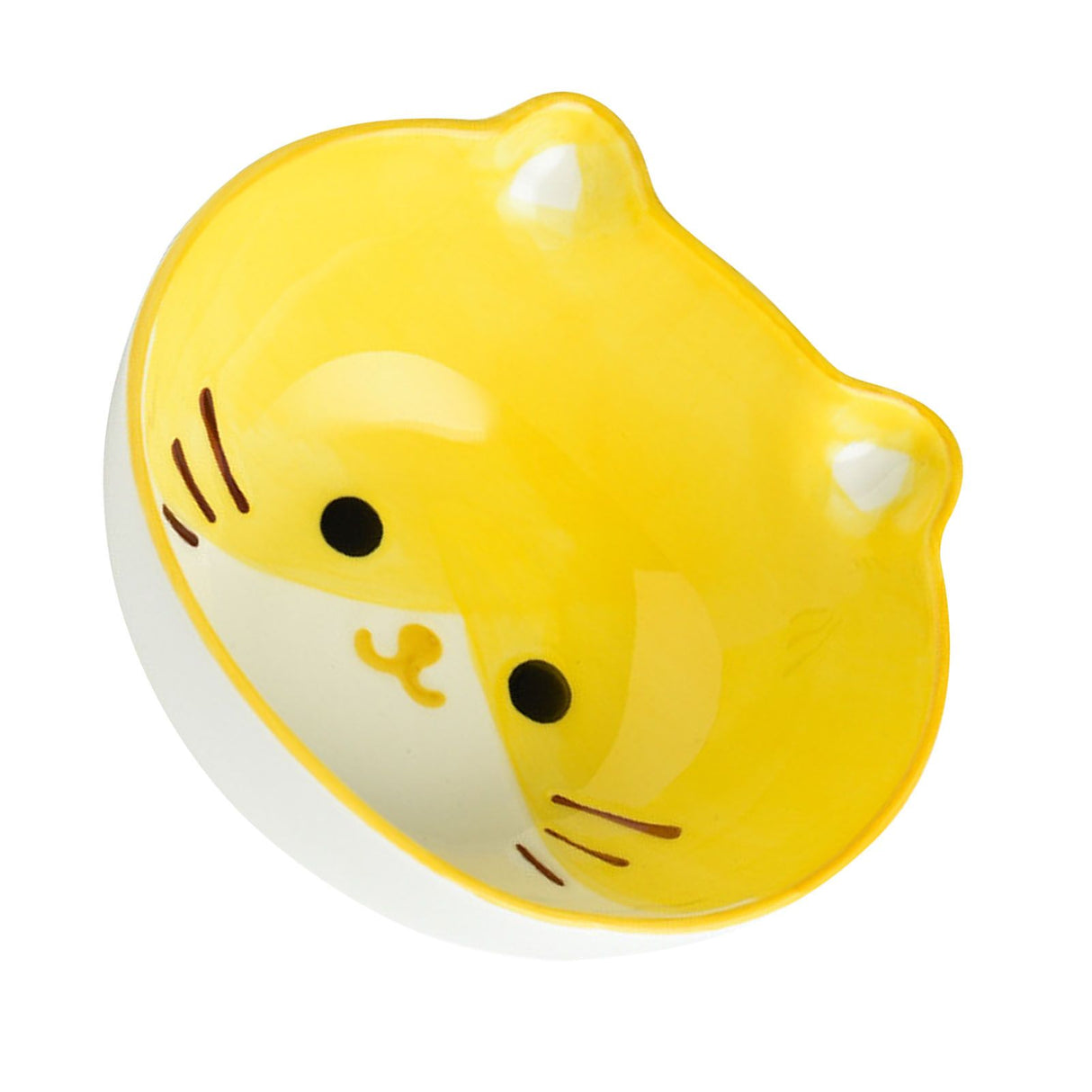 Kids Bowl Ceramic Cute Cartoon Animal Shape Rice Bowls Reusable Dinner Tableware for Serving Soup Cereal Pasta Ice Cream Cat