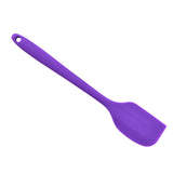 Silicone Spatula Food Grade High Heat Resistant Non Stick Spatula Kitchen Utensils Cookware for Cooking Baking Purple