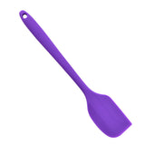 Silicone Spatula Food Grade High Heat Resistant Non Stick Spatula Kitchen Utensils Cookware for Cooking Baking Purple