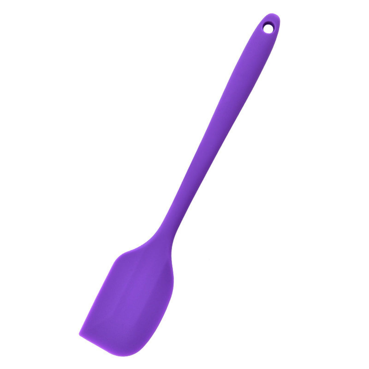 Silicone Spatula Food Grade High Heat Resistant Non Stick Spatula Kitchen Utensils Cookware for Cooking Baking Purple