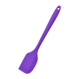 Silicone Spatula Food Grade High Heat Resistant Non Stick Spatula Kitchen Utensils Cookware for Cooking Baking Purple
