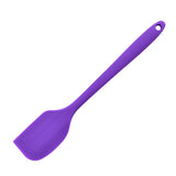 Silicone Spatula Food Grade High Heat Resistant Non Stick Spatula Kitchen Utensils Cookware for Cooking Baking Purple