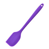 Silicone Spatula Food Grade High Heat Resistant Non Stick Spatula Kitchen Utensils Cookware for Cooking Baking Purple - Extra Image