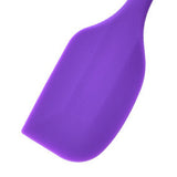 Silicone Spatula Food Grade High Heat Resistant Non Stick Spatula Kitchen Utensils Cookware for Cooking Baking Purple