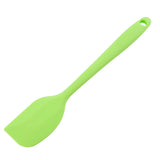 Silicone Spatula Food Grade High Heat Resistant Non Stick Spatula Kitchen Utensils Cookware for Cooking Baking Green - Close-Up Angle