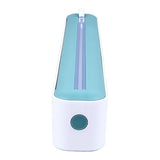 Reusable Cling Film Dispenser Magnetic Refillable Plastic Wrap Dispenser with Cutter Magnetic Stripe White Green - Extra Image