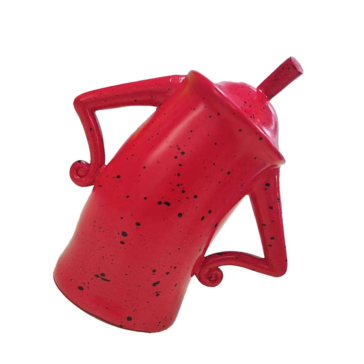 Storage Canister Resin Multifunctional Stylish Food Storage Jar Home Decoration for Jewelry Coffee Red S