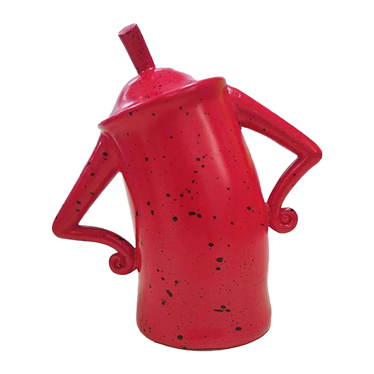 Storage Canister Resin Multifunctional Stylish Food Storage Jar Home Decoration for Jewelry Coffee Red S