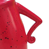 Storage Canister Resin Multifunctional Stylish Food Storage Jar Home Decoration for Jewelry Coffee Red S - Close-Up Angle