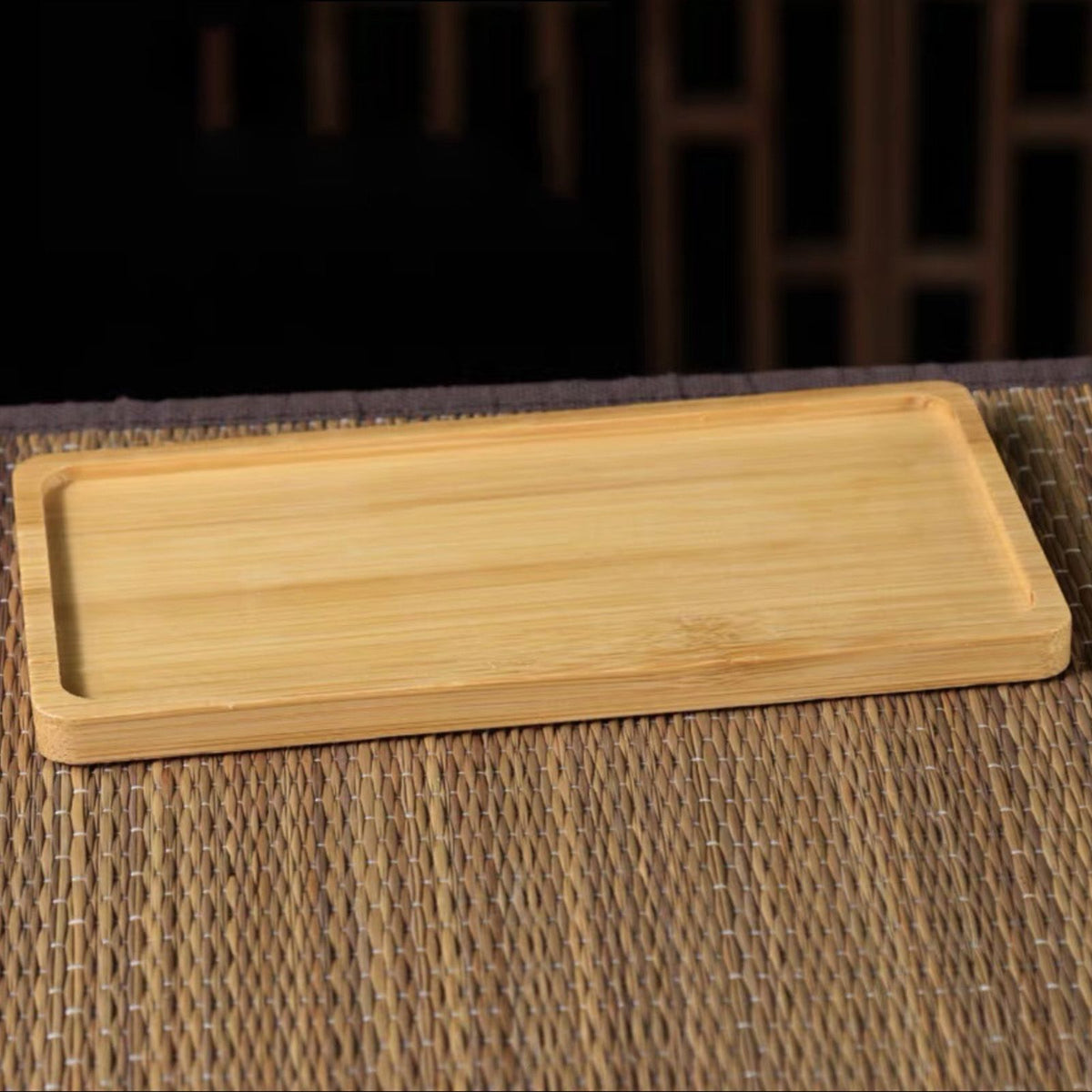Wooden Coaster for Drinks Natural Rectangular Retro Insulated Coaster Cup Mat for Tabletop Protection Home Decor Housewarming Gift
