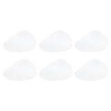 6PCS Round Placemat Woven White Table Mat Heat Insulation Easy to Clean Versatile Dining Accessory for Home Kitchen Decor - 45-Degree Angle