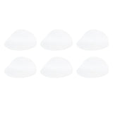 6PCS Round Placemat Woven White Table Mat Heat Insulation Easy to Clean Versatile Dining Accessory for Home Kitchen Decor