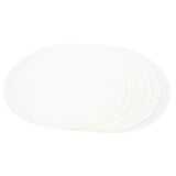 6PCS Round Placemat Woven White Table Mat Heat Insulation Easy to Clean Versatile Dining Accessory for Home Kitchen Decor