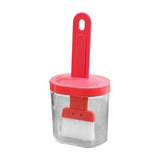 Integrated Silicone Oil Bottle Brush Olive Oil Dispenser Bottle with Silicone Brush for Cooking Baking Barbecue Pickling Pink