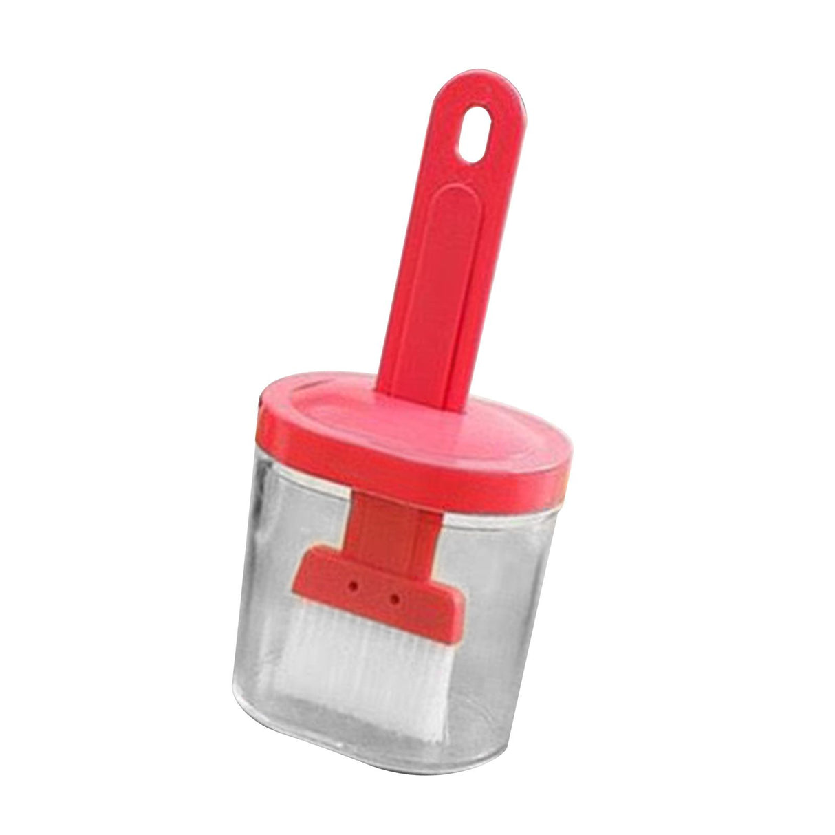 Integrated Silicone Oil Bottle Brush Olive Oil Dispenser Bottle with Silicone Brush for Cooking Baking Barbecue Pickling Pink