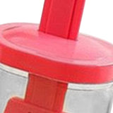 Integrated Silicone Oil Bottle Brush Olive Oil Dispenser Bottle with Silicone Brush for Cooking Baking Barbecue Pickling Pink - Low Angle